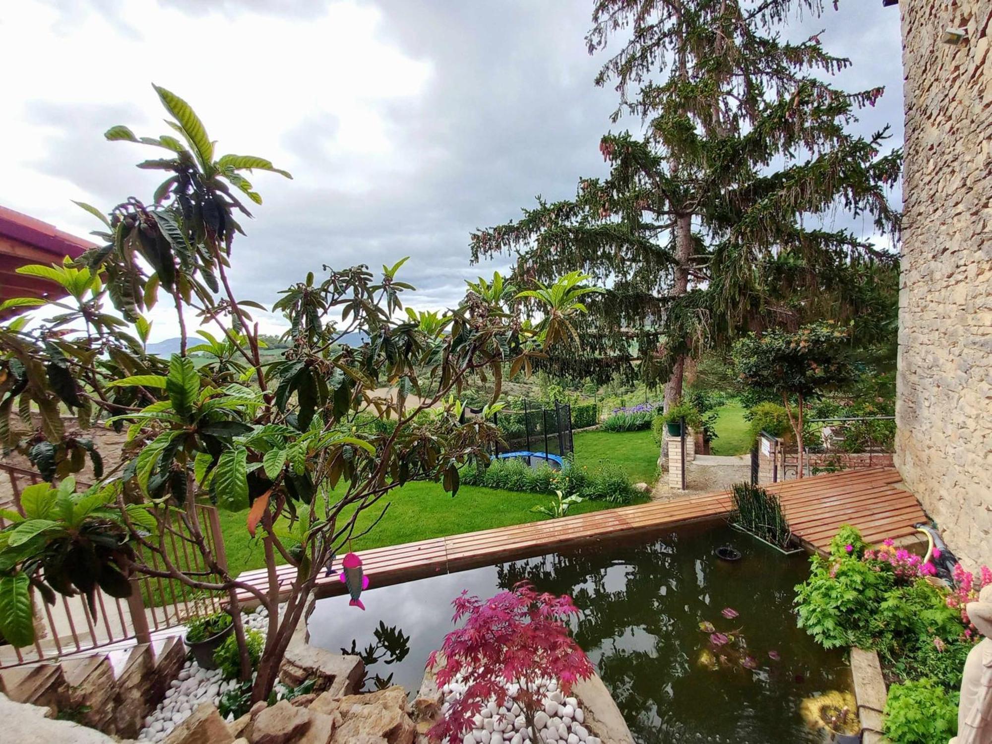 Casa Albaitar Con Piscina Y Sala De Juegos Azcona Buitenkant foto