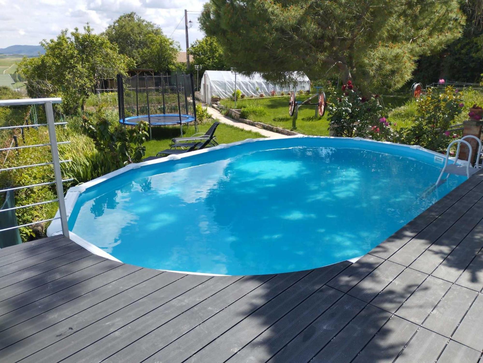 Casa Albaitar Con Piscina Y Sala De Juegos Azcona Buitenkant foto