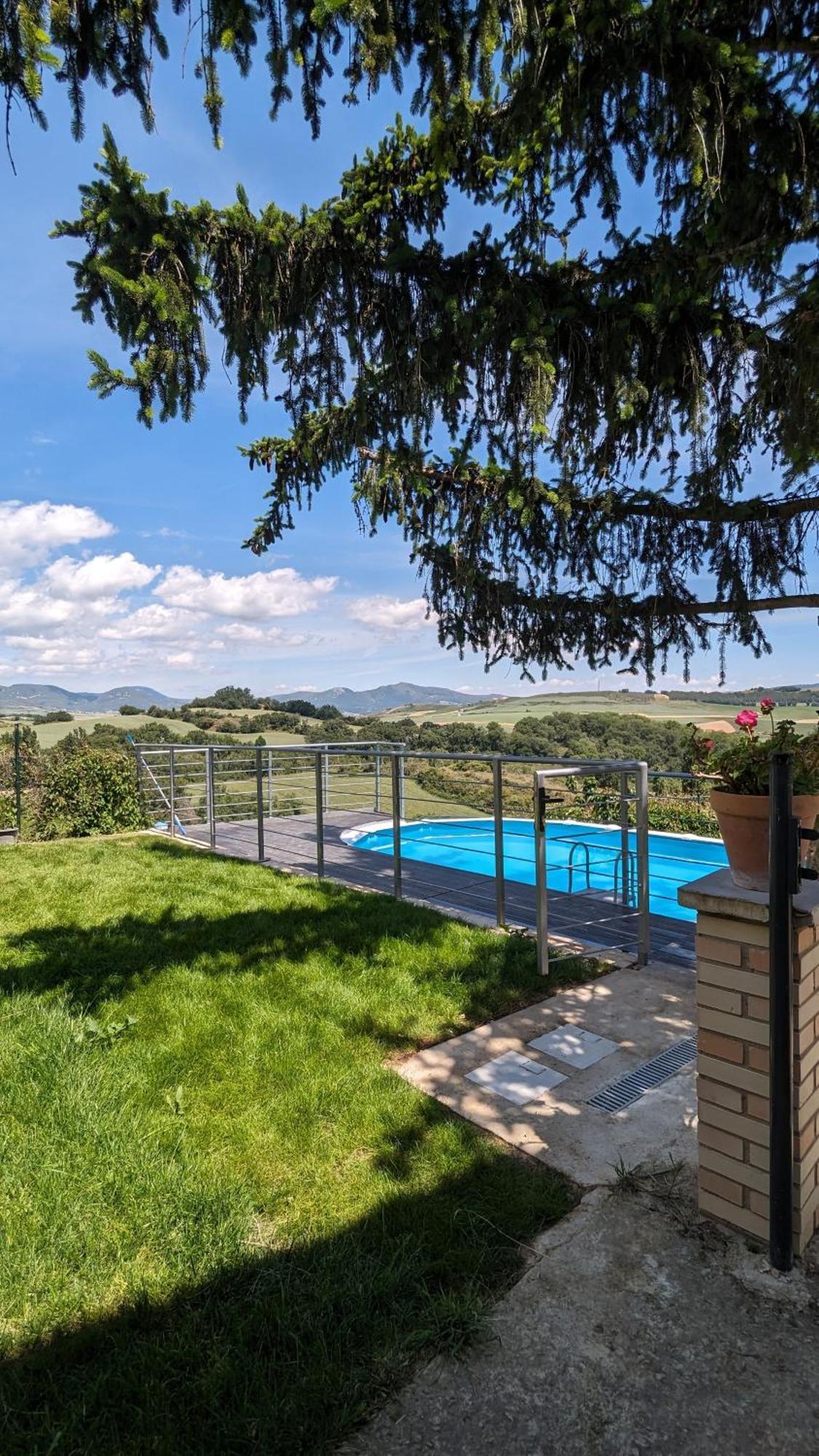 Casa Albaitar Con Piscina Y Sala De Juegos Azcona Buitenkant foto